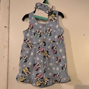 NWT: baby girl Minnie Mouse Romper